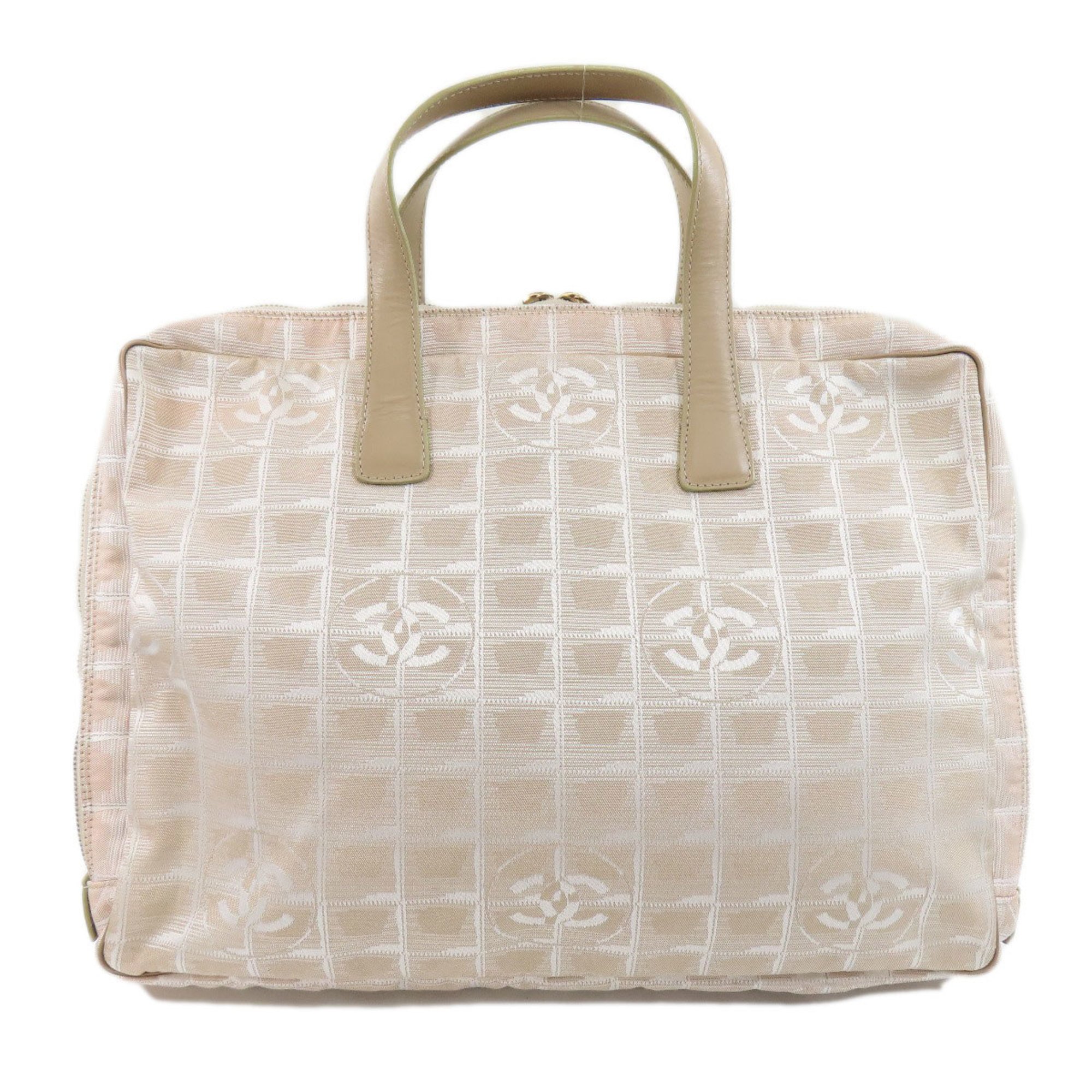 Chanel New Line Handbag Nylon Jacquard Ladies